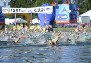 Midmar Mile start-line